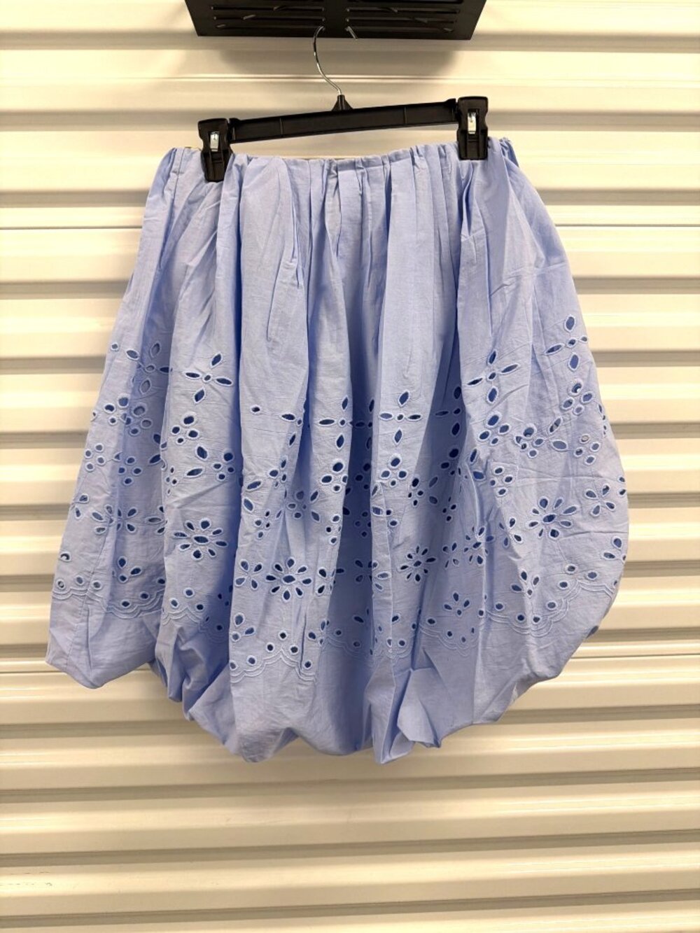 Hemant & Nandita Tube Balloon Mini Dress Powder Blue Womens Size Small - Picture 5 of 13